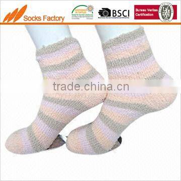 Women's fuzzy microfiber socks, soft texture