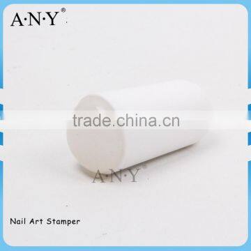 ANY White Handle Clear Rubber Cheap Nail Stamper