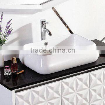 ROCH 8005 Hot Sell Wood Bathroom Vanity Customized With Marble Counter Top photo-2