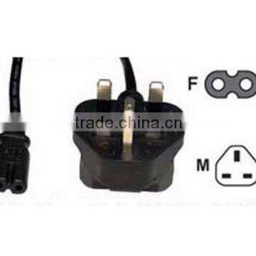 Figure 8 Eight Radio Mains Power Lead Cable C7 BS Approval