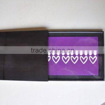 Handicraft decorative lacquer tray - violet