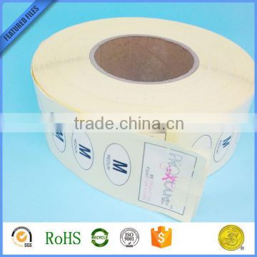 adhesive paper label sticker roll china manufacturer