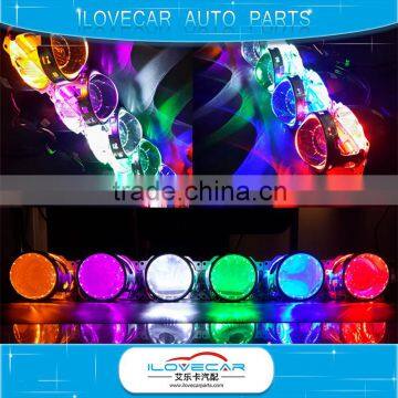 AILECAR switchback led demon eyes for car headlamp retrofit with singel color DC9-16V