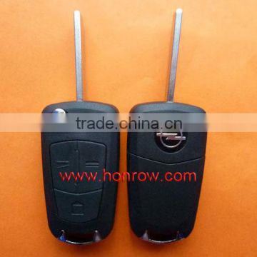 High Quality 433MHZ Opel 3 button flip remote key with ID46 Chip ,Opel keys