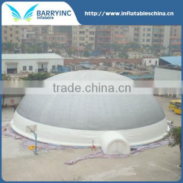 Custom PVC double layer comercial outdoor inflatable dome tent price