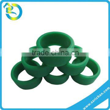 Wholesale Eco-friendly custom logo flexible soft silicone finger rings