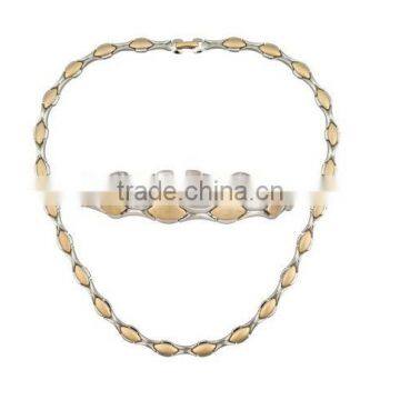 India wholesales gold stainless steel statement chain necklace