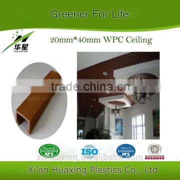 Pop Building Material ceiling material Wood Plastics Composite Wooden WPC Ceilings