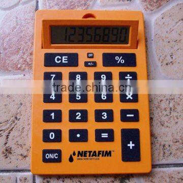 A4 big size keyboard office desktop rubber calculator