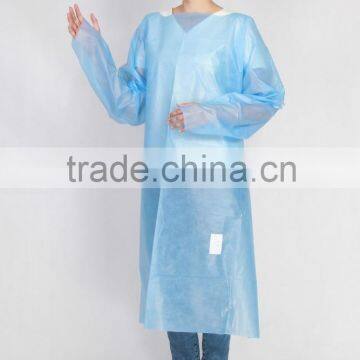 Single-use Thumb Loop or Elastic Type, Tie on the Waist CPE Isolation Gown photo-3