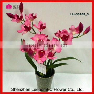 popular fake flower artificial orchid arrange for outdoor decor