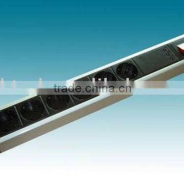 PDU German 6 way surge protector