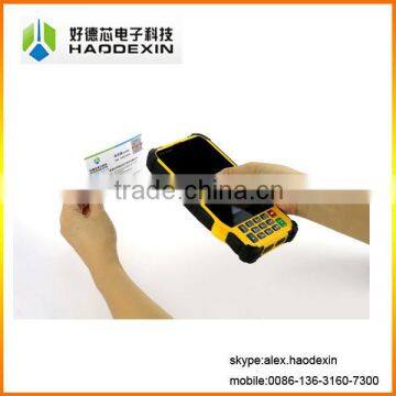 Android touch screen handheld rugged pda data collector with NFC GPS GPRS 3G WIFI 1D/2D Barcode scanner GC033