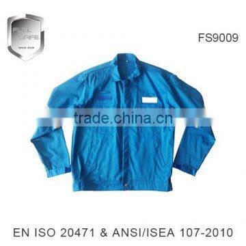 road safety polyester fabric long sleeve hi vis workwear