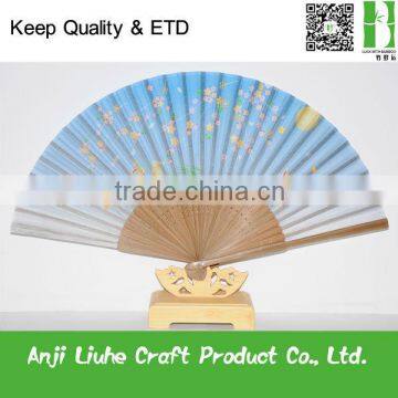 cheap eco-friendly Japanese bamboo folding fan