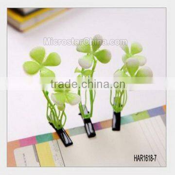 Floral Antenna Hairpin Grass Flower Children Adult Cute Hair Clips Boutique Hair Accessories Girls Hair Clips photo-4