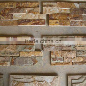 Supplier of slate cultural stone wall coping stone