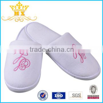 Wholesale High Quality Comfortable Soft Cotton Velour Elegant Hotel Slipper