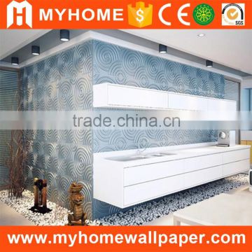 Plastic TV background wall paneling textured wave board 3d wall panels