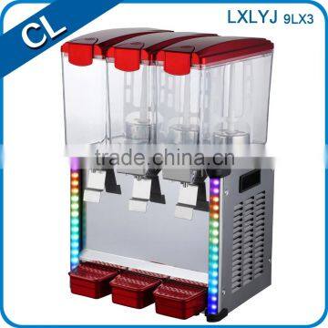 10L Stainless Steel Panel Add LED Light ,spraying Automatic Juice Machine for Sale photo-2