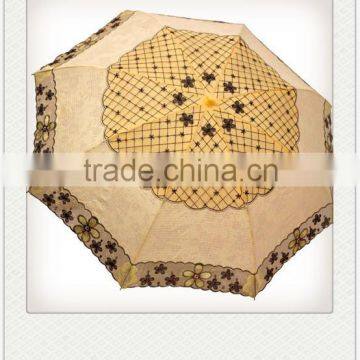 Honsen chinese Automatic 3 Fold Novelty Items Eccentric Umbrella