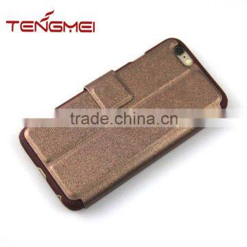 Sands Grain Case for Iphones, Magnetic pu Leather Phone Case for Iphone 6 photo-4