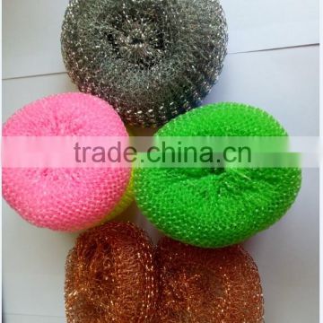 best quality copper coated wire scourer sponge scourer copper scourer discount