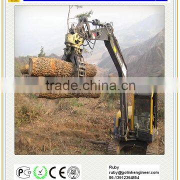 excavator hydraulic log grab for excavator