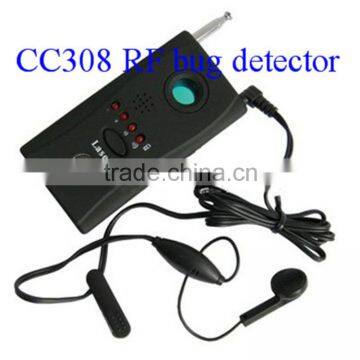 CC308 Security Product 6 ultra red led Mini RF bug detector Hidden Camera Detector