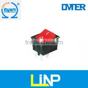 R-4-210-C5L-BR dpdt rocker switch on/on