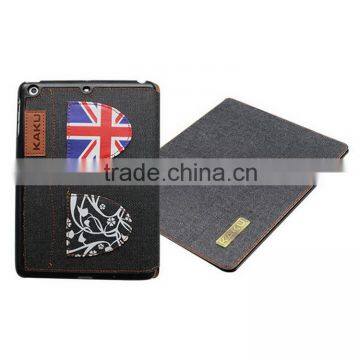 Durable best selling rotating leather case for ipad air