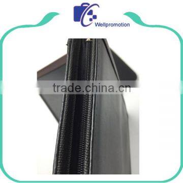 Custom Handmade pu Leather a4 Size File Holder With Calculator photo-5