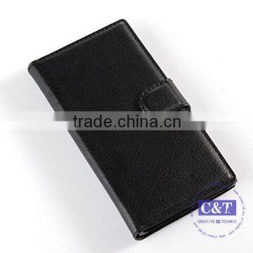 C&T Leather Wallet Stand Design Case Cover Credit Card Holder for Nokia Lumia 730 photo-2