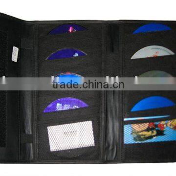 PVC Material CD Wallet with CD Pockets and Pen Loop