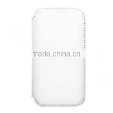 High quality Sublimation Leather Flip Cover / Sublimation Leather flip case / Sumblimation Leather cover for Samsung S3