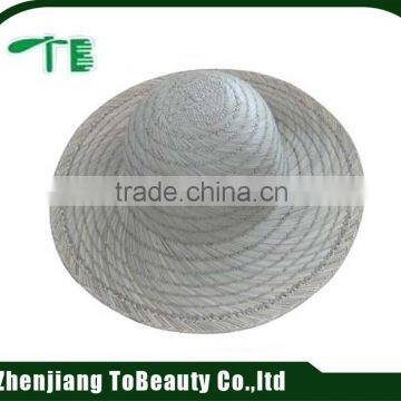 Fashion raffia straw hats to decorate folding straw hat