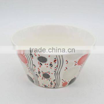 Wholesale 6-inch Ceramic Bowl Multicolor, Set of 4