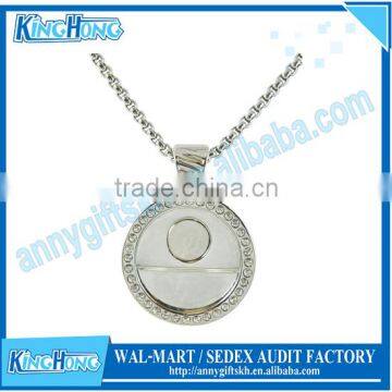 Elegant metal Ball Marker with necklace