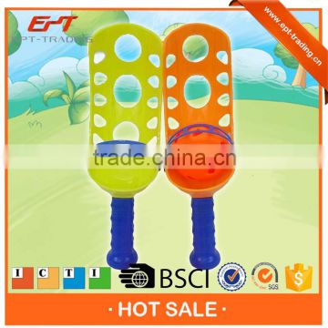 Funny plastic sport toys catch ball set for kids