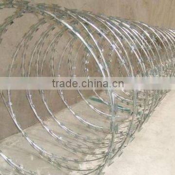 ISO9001:2000 certified manufacturer safety clips razor wire/production of blades/Razor barbed wire philippines