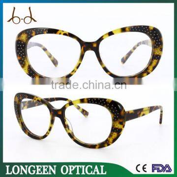 Plastic Fashion Big Frame Reading Glasses