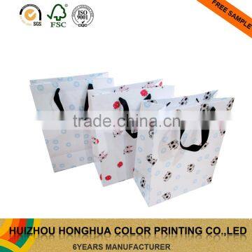 Wholesale packaging bag shopping bags paper gift bags with handles