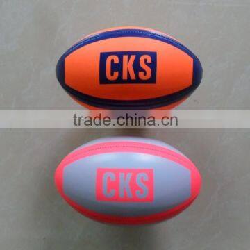 Mini Rugby Ball/Promotional PVC PU Rugby Ball/machine Stitched Rugby Ball photo-2