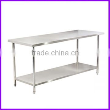 Popular & durable stainless steel work table with wheels (WTC-082)