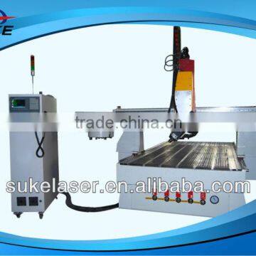 Auto tool changer with four Axis CNC Router