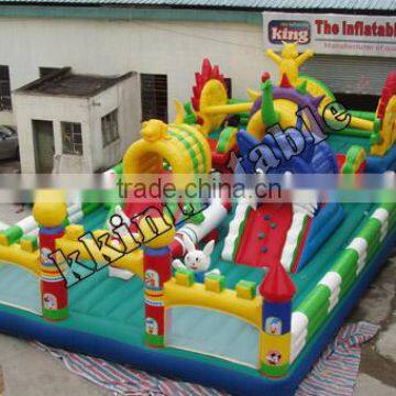 High quality kids fun city inflatable playground