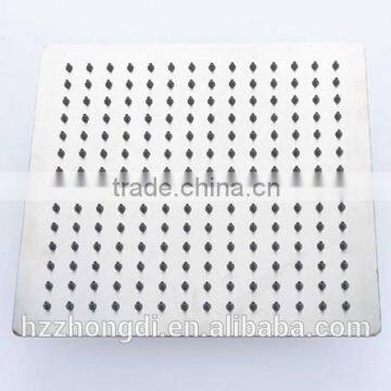 Square 8" Nickle Ultra Thin Stainless Steel Shower Head