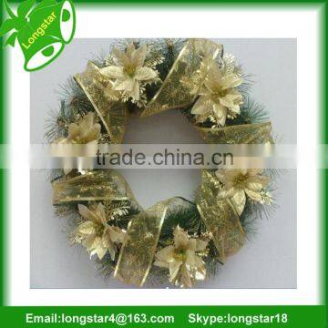 Good Quality Customized Decorated Christmas Wreaths With Colorful Designs photo-5
