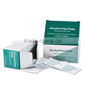 Easy volatilization 70% isopropyl alcohol prep pad OEM welcome lens clean wet wipes