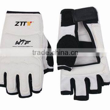 white taekwondo gloves ,taekwondo hand gloves,open hand gloves